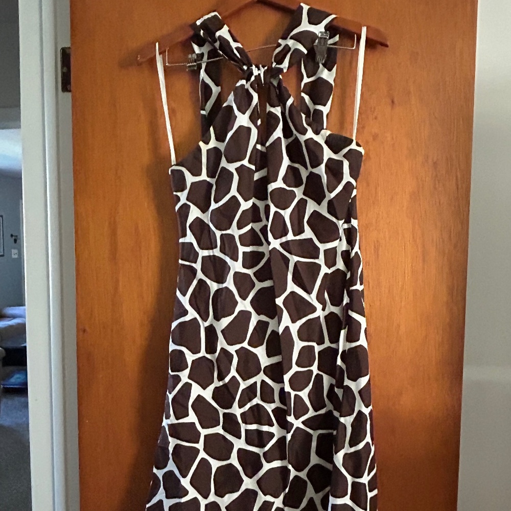 BR Animal Print Halter dress